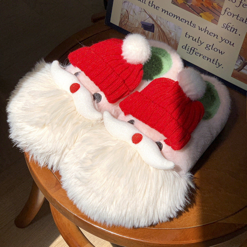 Cozy Santa Claus Christmas Slippers Unisex