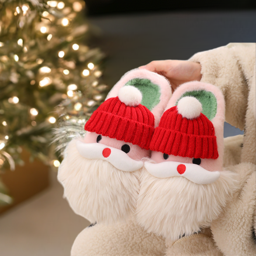 Cozy Santa Claus Christmas Slippers Unisex